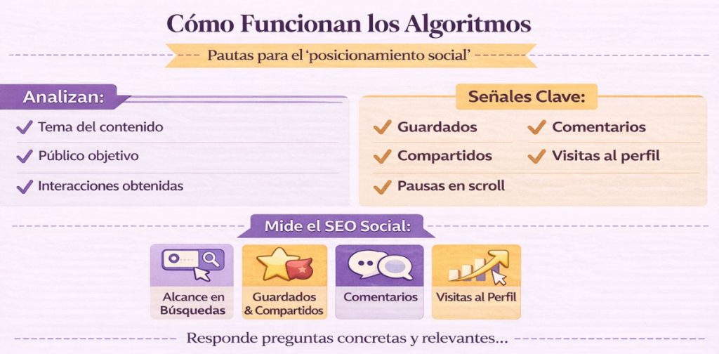 algoritmos en redes sociales
