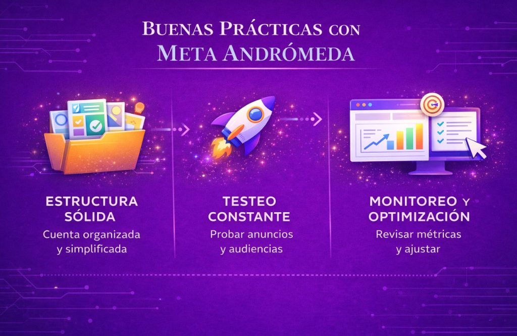 buenas prácticas de meta andrómeda
