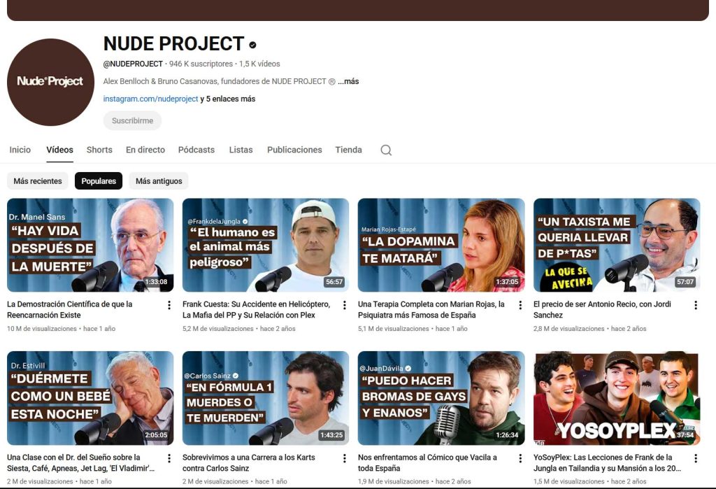 Podcast de Nude Project